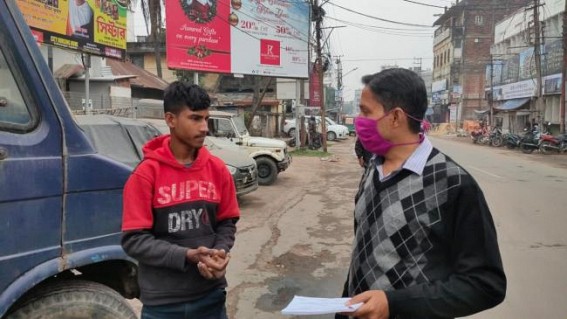 Mask Enforcement Drive continues by West Dist Administration Mask Enforcement Drive continues by West Dist Administration